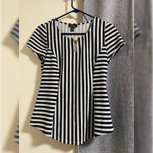 Alyx Black and White striped dress shirt